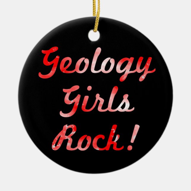 Geology Girls Rock ! Ornement (Devant)