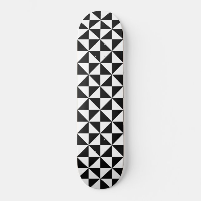 geometric triangles skateboard (Recto)