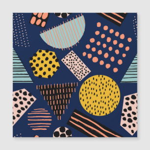 Géométrie amusante : Motif multicolore Abstrait