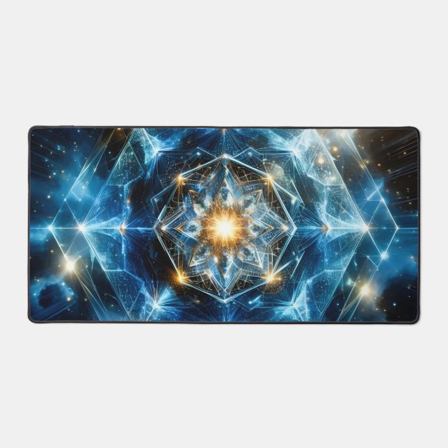 Géométrie cosmique mandala étoile univers abstrait (Recto)