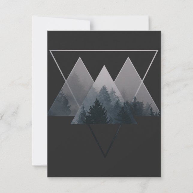 Géométrie Triangles Misty Forest (Devant)