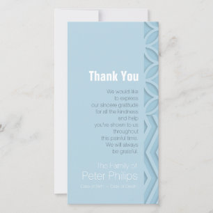 Géométrique choisissez le Merci de sympathie de la