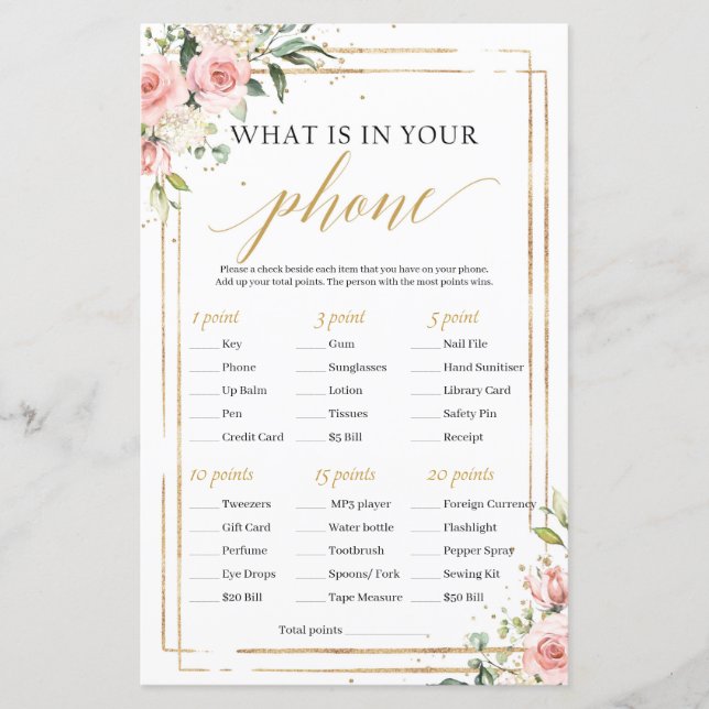 Géométrique flush Floral Or Ce qui se trouve dans  (Devant)