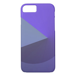 Géométrique géométrique 3 Coque iphone violet