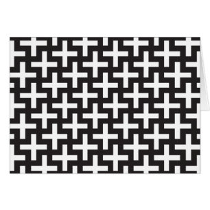 Géométrique noir et blanc