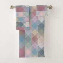 géométrique pastel coloré
