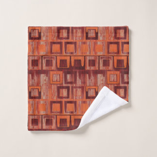 Géométrique rouge et orange