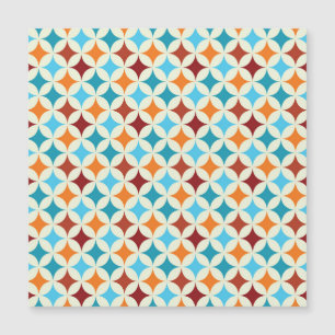 Géométrique stylé : Motif Vintage sans couture
