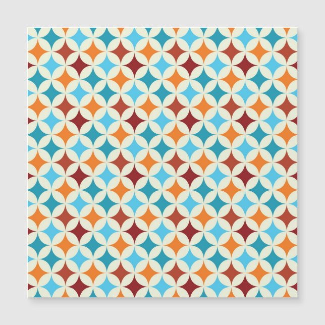 Géométrique stylé : Motif Vintage sans couture (Devant)