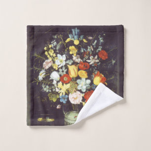 Georg Flegel  Gros morceau de fleurs (dans une nic