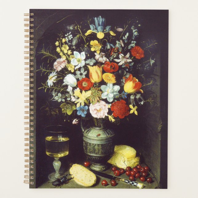 Georg Flegel Gros morceau de fleurs (en niche) (Devant)