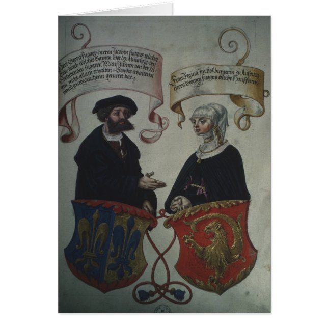 Georg Fugger son épouse Regina Imhoff, 'Geheim (Devant)