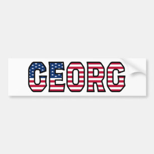 Georg Nom Vorname USA Aufkleber Sticker Auto