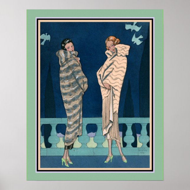 George Barbier Art déco Mode française (Devant)