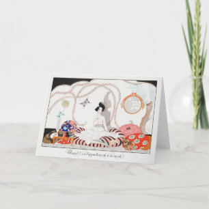 George Barbier, Carte de remerciements Art déco