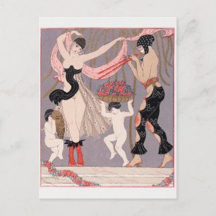 George Barbier, carte postale Art déco