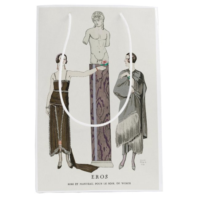 George Barbier, Sac Cadeau Moyen Art Déco (Devant)