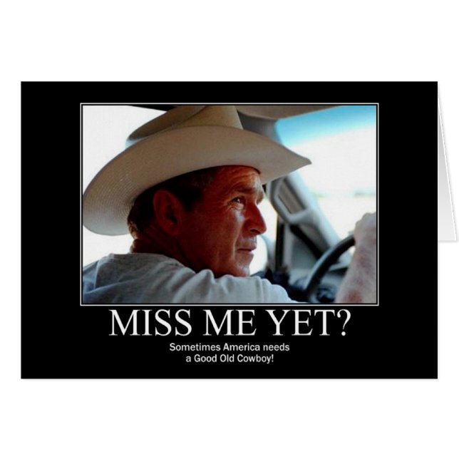 George Bush (Devant horizontal)