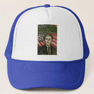 george bush voulait un casquette bleu/blanc