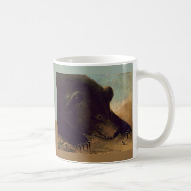 George Catlin - Grizzly Bear et Mouse Coffee Mug (Droite)