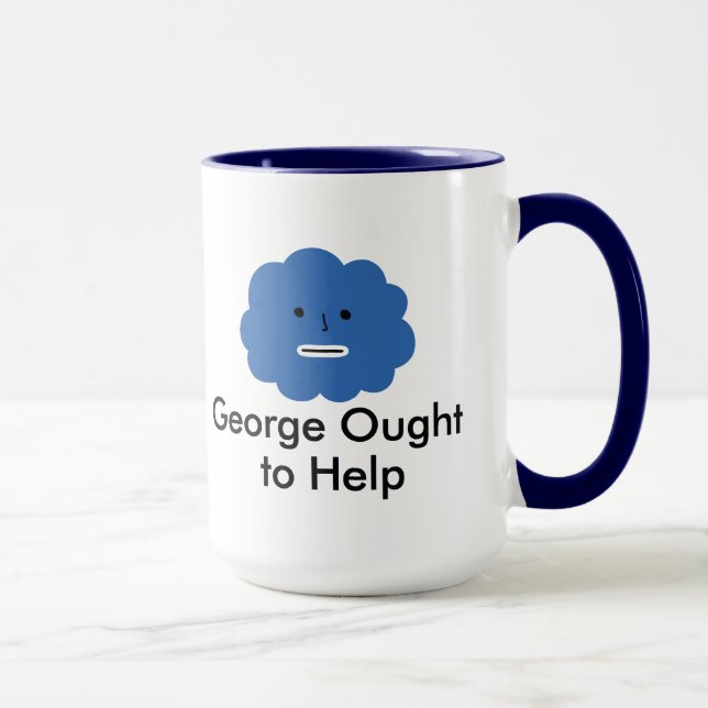 George Devrait Aider Mug (Droite)
