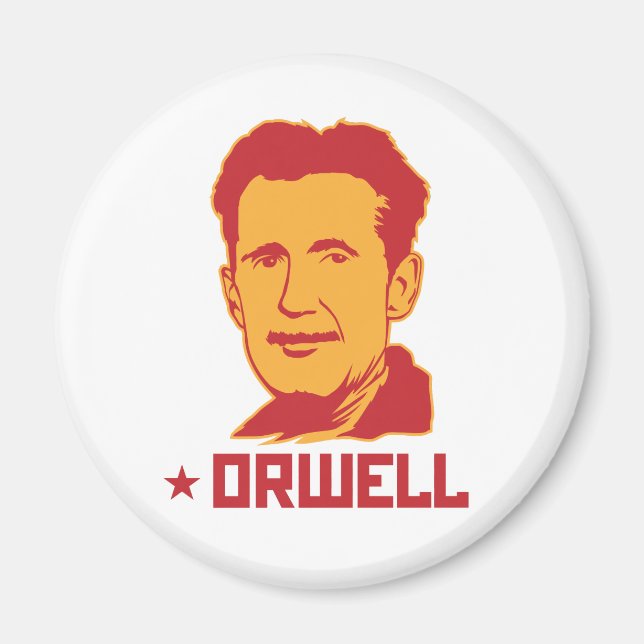 George Orwell Portrait Magnet (Devant)