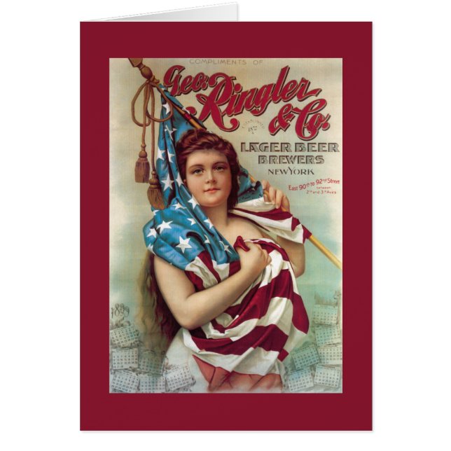 George Ringler & CO. Affiche de bière (Devant)