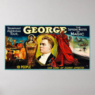 George —Triumphant American Tour Poster