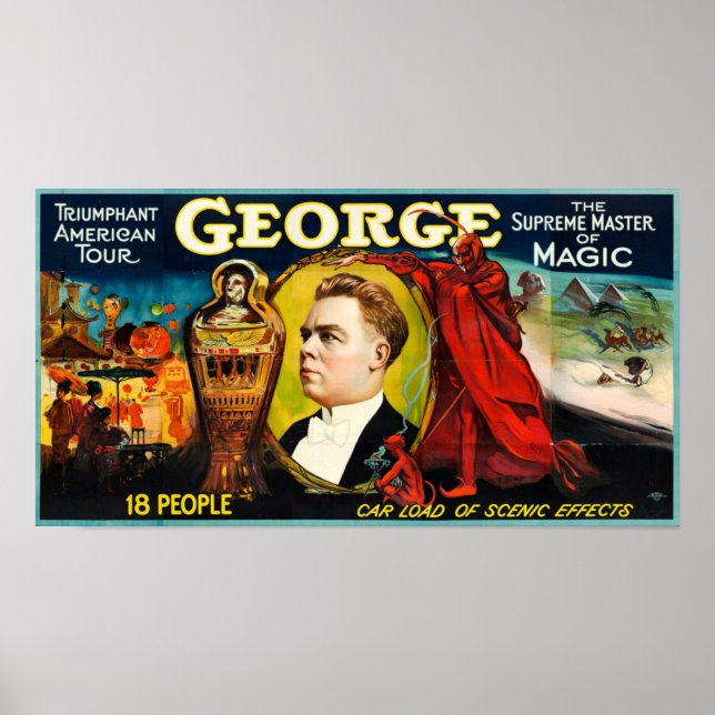 George —Triumphant American Tour Poster (Devant)