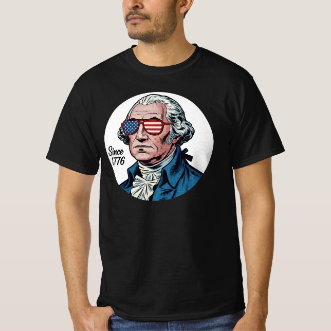 George Washington Depuis 1776 | T-shirt 4 juillet (Devant)