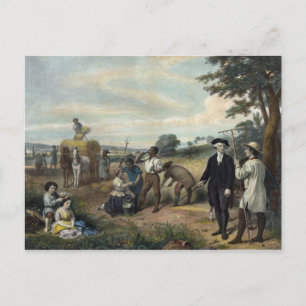 George Washington en tant que carte postale d'agri