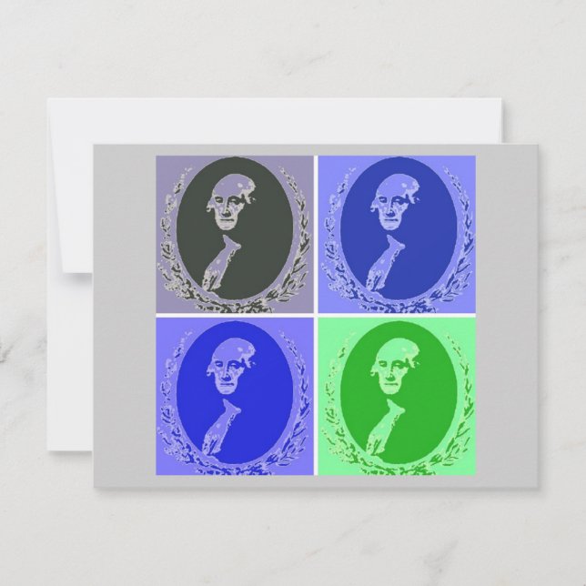 George Washington Pop Art (Devant)