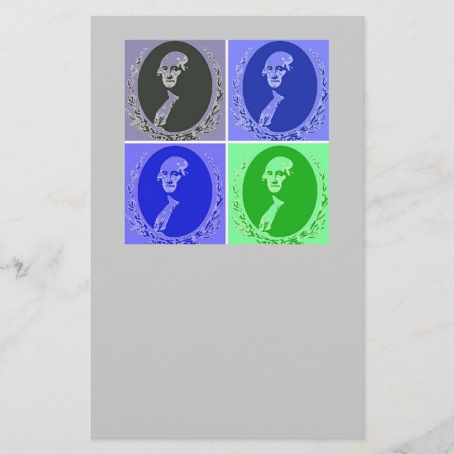 George Washington Pop Art (Devant)