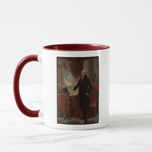 George Washington Portrait Par Gilbert Stuart Mug (Gauche)
