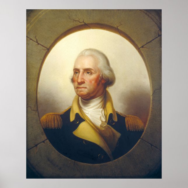 George Washington, Rembrandt Peale Poster d'art (Devant)