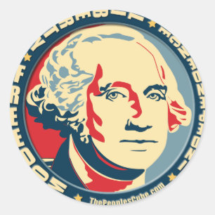 George Washington - Révolution : Sticker OHP