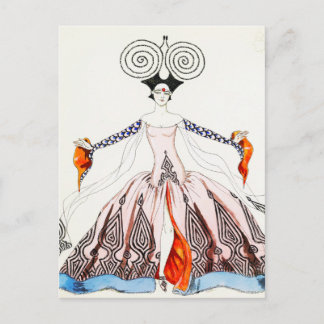 Georges Barbier Carte postale Art déco