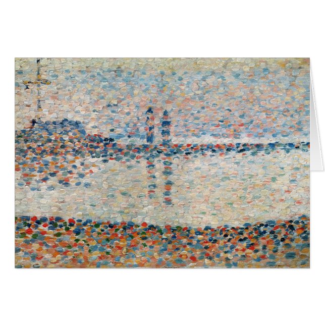 Georges Pierre Seurat | Étude pour 'The Channel at (Devant horizontal)