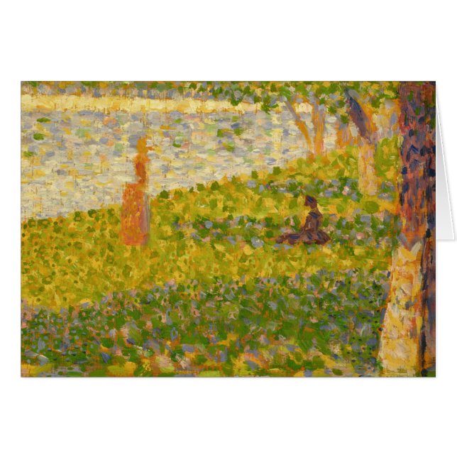 Georges Pierre Seurat | Femmes sur la rive de la r (Devant horizontal)