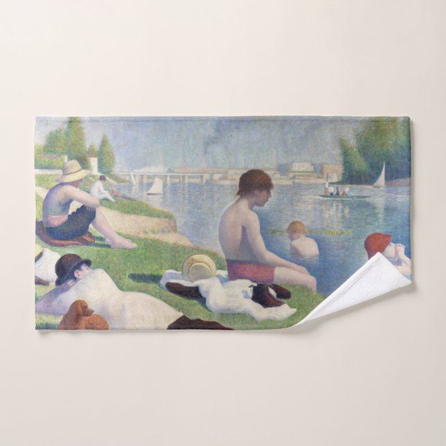 Georges Seurat - Baigneurs à Asnières (Serviette à main)