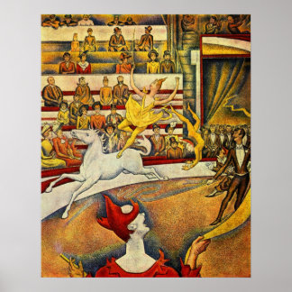 Georges Seurat - Der Zirkus - Poster du cirque