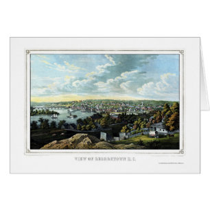 Georgetown, D.C. Panoramic Map - 1855