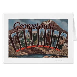 Georgetown, le Colorado - grandes scènes de lettre