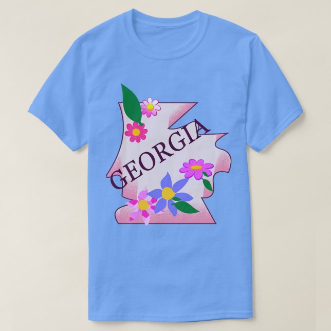 Georgias floral art TShirt (Design devant)