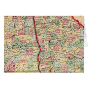 Géorgie, Alabama Carte par Mitchell