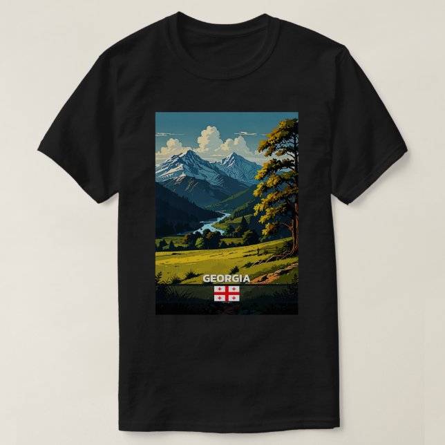 Géorgie Voyage TShirt 2 (Design devant)