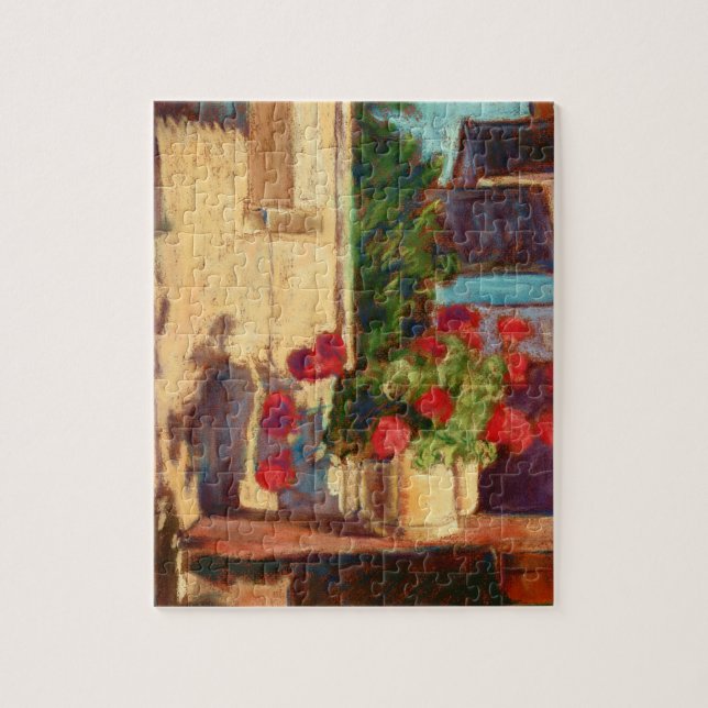 Geraniums Bourgogne Jigsaw Puzzle (Vertical)