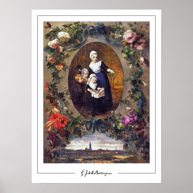 Gerardina van de Sande Bakhuyzen Poster d'art Zedi (Devant)