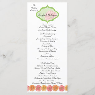 Gerber Daisy Ajouter Votre Programme De Mariage Ph