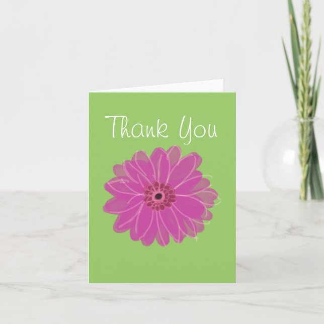 Gerber Daisy Carte de remerciements (Devant)